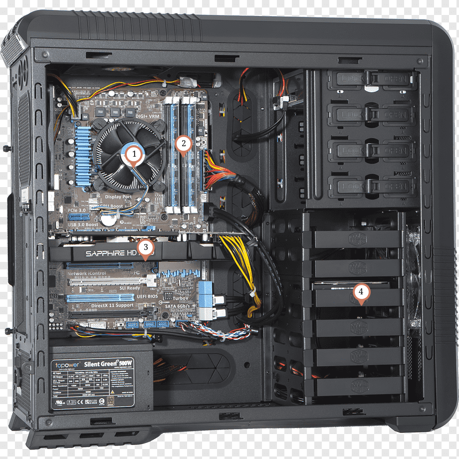 Open case